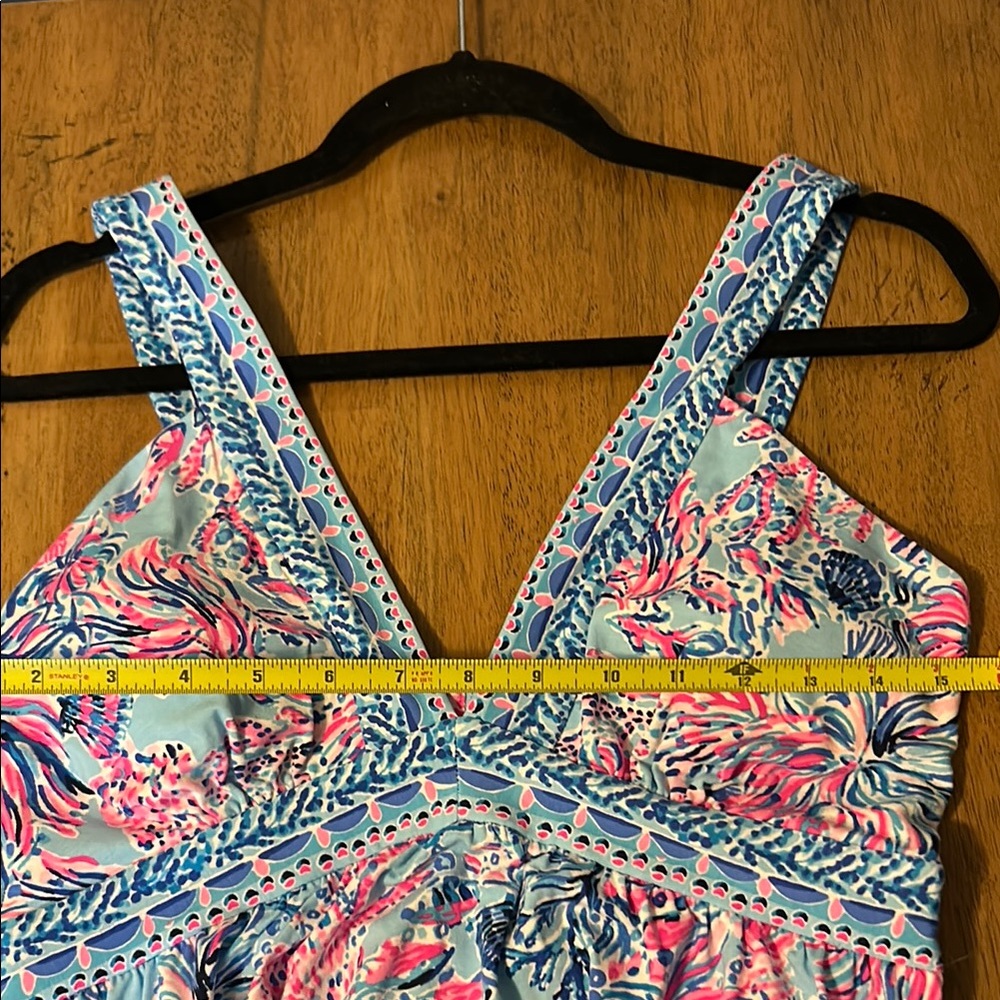 Lilly Pulitzer Blue and Pink Floral Maxi Dress-NWT - Picture 10 of 12
